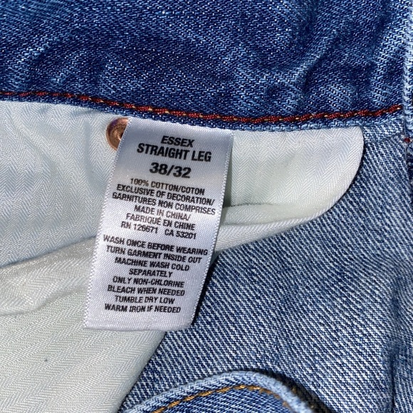 Mens Aeropostale Straight Leg Jeans size 38x32 - Picture 4 of 5